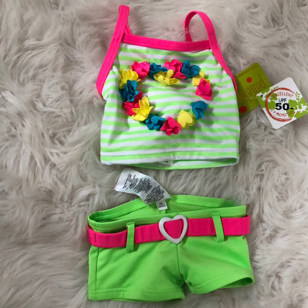 NWT baby girl Bikini Swimsuit 12months